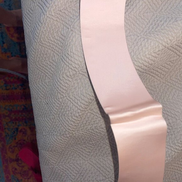 Miss Elliette California Vintage Womens Dress Size Small Pink Chiffon Tiered - Picture 13 of 16